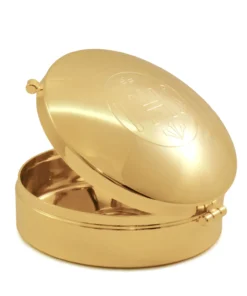 Caixa para Hóstia / Teca 9,2cm IHS