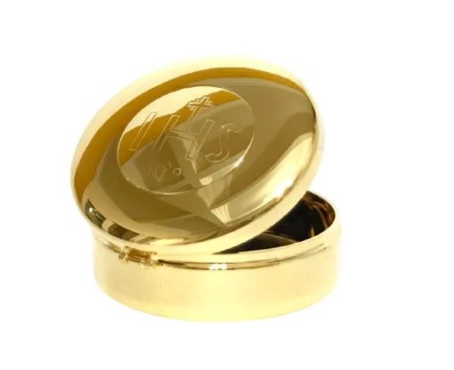 Caixa para Hóstia / Teca 8,5cm IHS