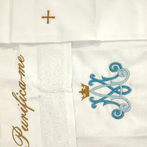Alfaia Simples Bordada Mariana Mod03 - Imagem 3