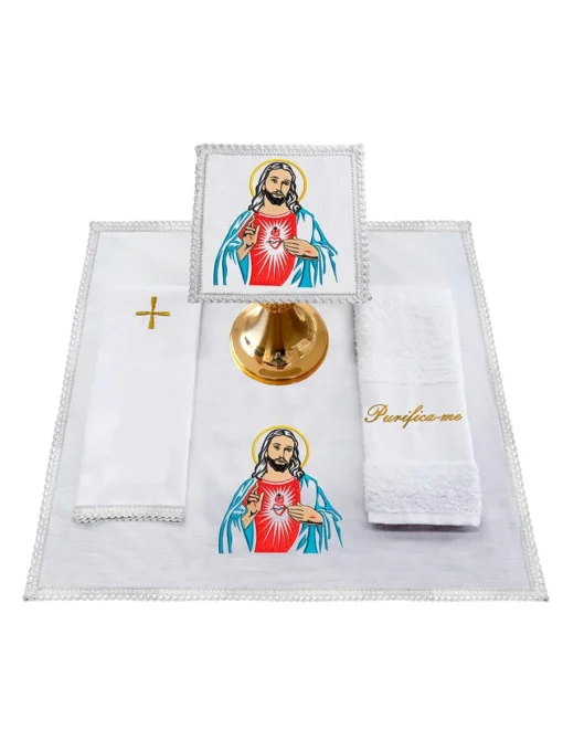 Alfaia Simples Bordada Sagrado Coração
