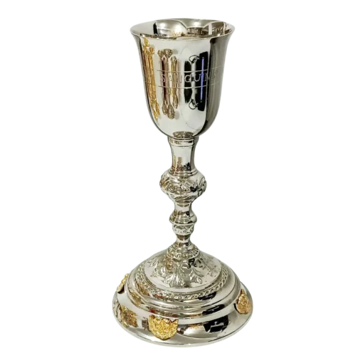 Cálice Querubins - 30cm Prata