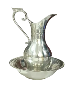 Jarra com Bacia Estanho 350ml F245A