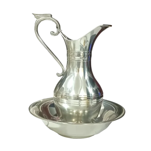 Jarra com Bacia Estanho 350ml F245A