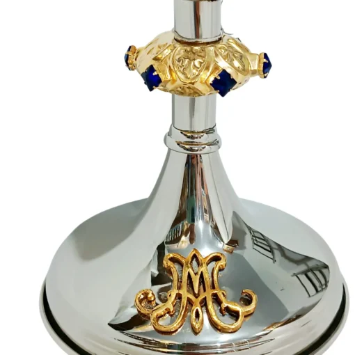 Cálice Mariano 22,5cm - Prata - Imagem 3