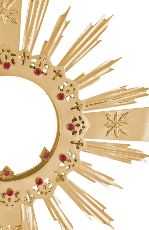 Ostensório Dourado F398D - Imagem 5