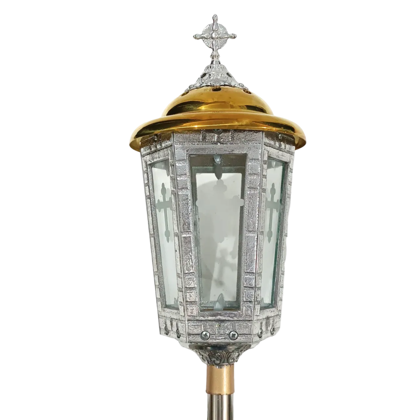 Lanterna Procissão mod 01 Dourada