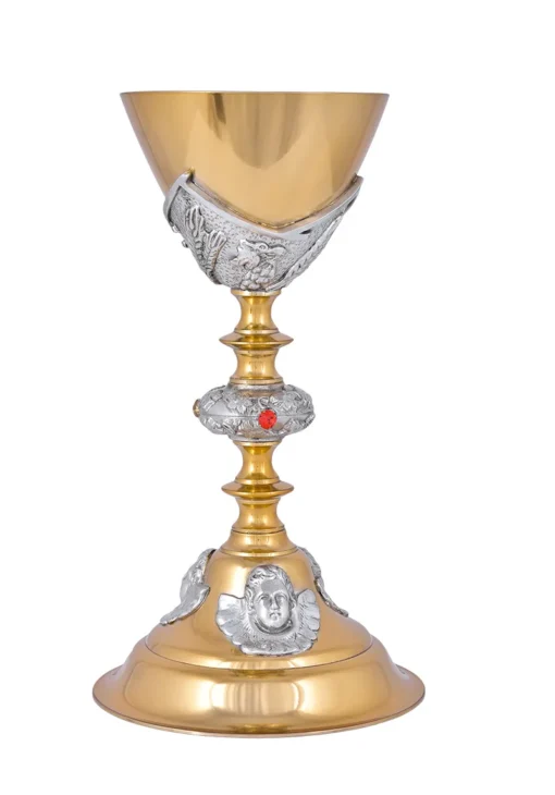 Cálice Dourado com Anjo na Base F529C/189A