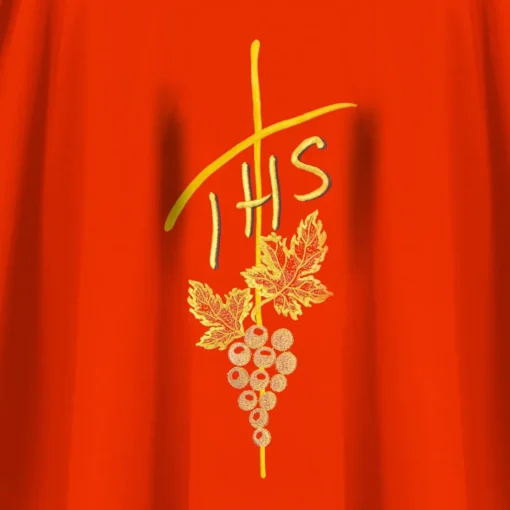 Casula IHS com Trigo - Vermelha - Imagem 4