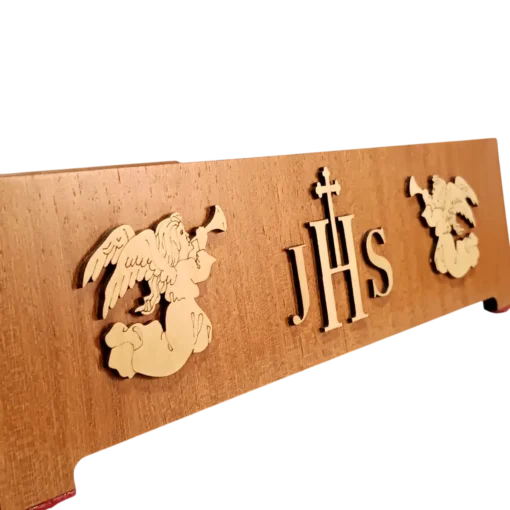Estante de Missal em Madeira com Apliques - Imagem 3