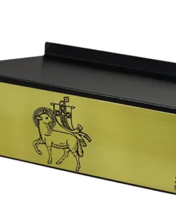 Estante de Altar Cordeiro Dourada MOD1