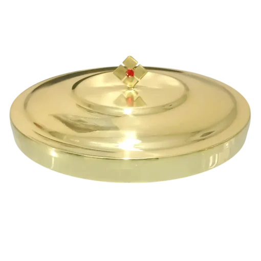 Caixa para Hóstia / Teca Dourada 18cm - Imagem 2