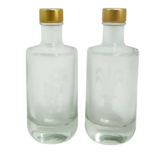 Par de Garrafinhas Água e  Vinho / 13x5cm; 125ml