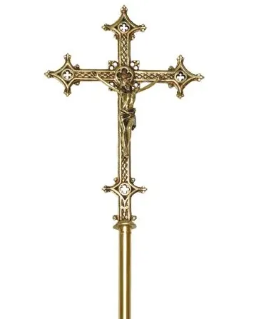 Cruz Processional em Bronze 4028 - Imagem 4
