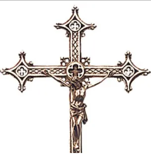 Cruz Processional em Bronze 4028 - Imagem 3