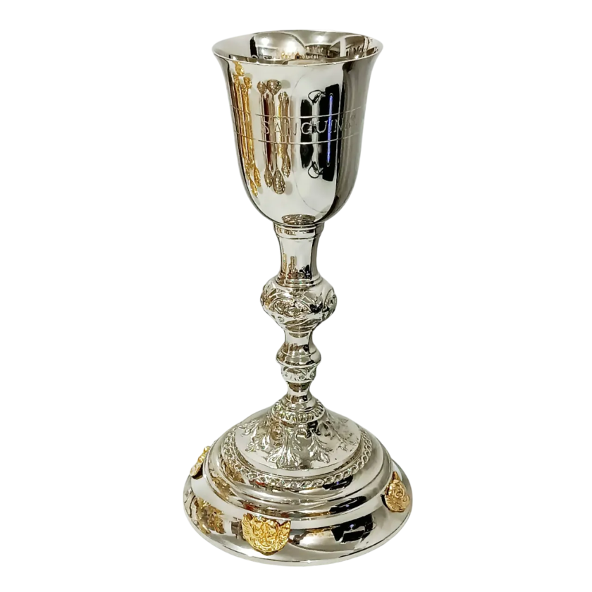 Cálice Querubins - 30cm Prata